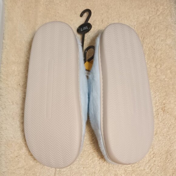 NWT ~ Snoopy (L/XL) Sherpa Fleece Lined Plush Scuff Slippers - Picture 4 of 6
